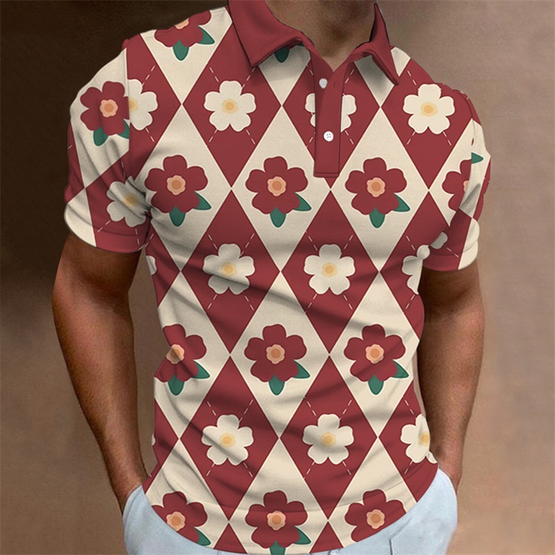 Men's Polo Shirt Summer Casual – обзор и цена Golf Equipment Rental